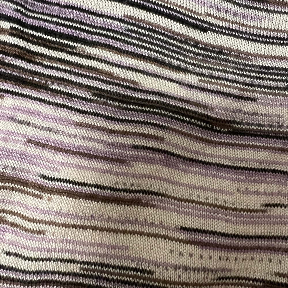 Urban Outfitters Renewal Vintage purple striped gradient crop tank top open back - Picture 4 of 5